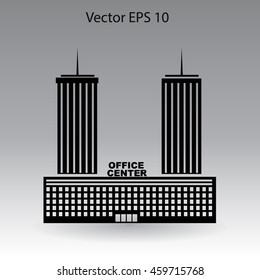office center vector icon