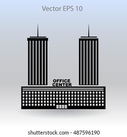 office center vector icon