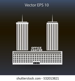 office center vector icon