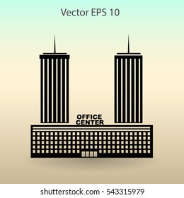 office center vector icon