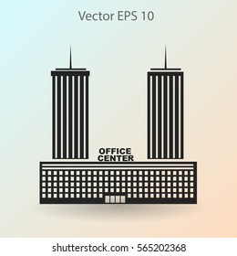 office center vector icon