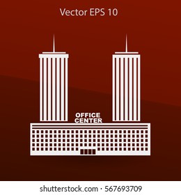 office center vector icon