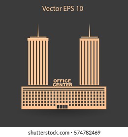 office center vector icon