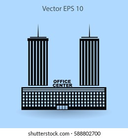 office center vector icon