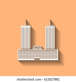 office center vector icon
