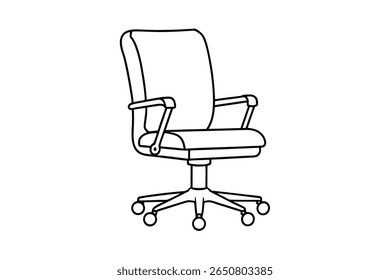 Office chair with armrests and wheels desk chair swivel chair