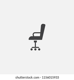 Office chair base icon. Simple sign illustration. Office chair symbol design from Workspace series. Can be used for web, print and mobile