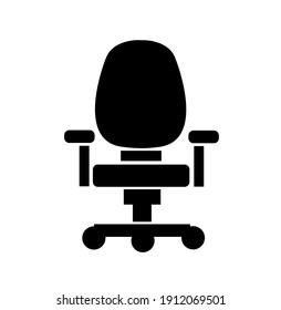 Office Chair Design Vector Icon