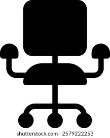 An office chair is an ergonomic seat designed for comfort, support, and productivity. It typically features adjustable height, lumbar support, swivel base, and casters for mobility, enhancing workplac