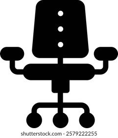 An office chair is an ergonomic seat designed for comfort, support, and productivity. It typically features adjustable height, lumbar support, swivel base, and casters for mobility, enhancing workplac