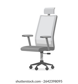 Office Chair with Headrest and Armrests, Comfortable Ergonomic Design for Work or Study