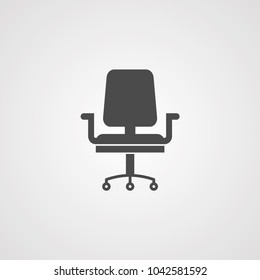 Office chair icon