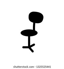 Office chair icon
