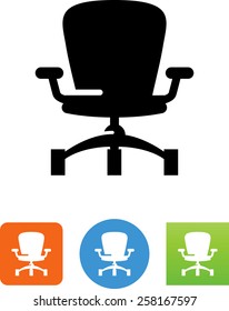 Office chair icon