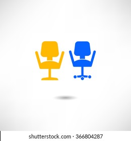 Office chair icon
