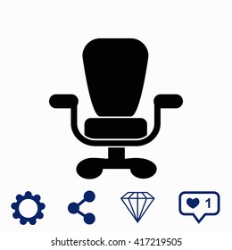 Office chair icon.