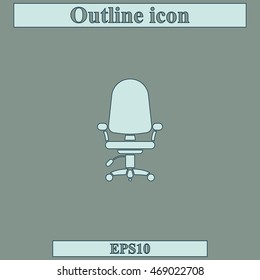 Office chair icon.