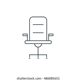Office chair icon