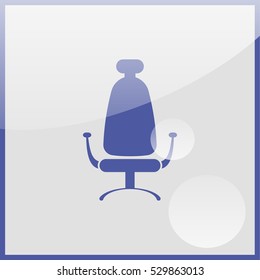 Office chair icon.
