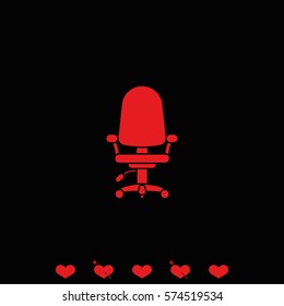 Office chair icon.