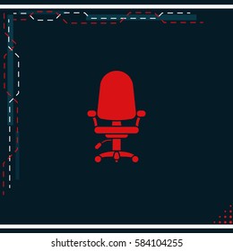 Office chair icon.