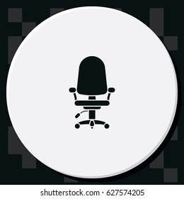 Office chair icon.
