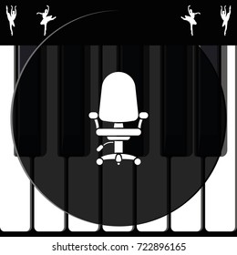 Office chair icon.