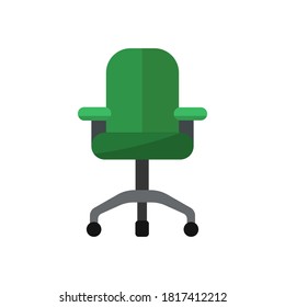 office chair icon of color style vector illustration design