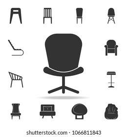 office chair icon. Detailed set of furniture icons. Premium quality graphic design. One of the collection icons for websites web design mobile app on white background