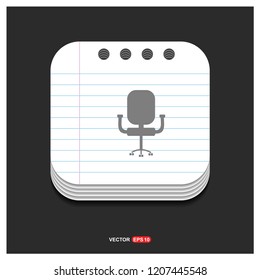 Office Chair Icon - Free vector icon