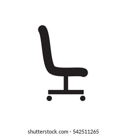 Office Chair Icon Illustration Isolated Vector Sign Symbol