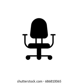 Office chair icon illustration isolated vector sign symbol