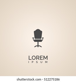 office chair icon. office chair logo