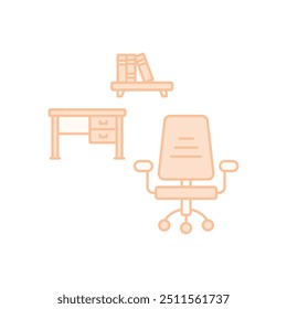 Office Chair icon ready to use vector illustration