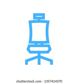 Office chair icon - vector