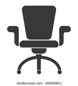 Office chair icon vector