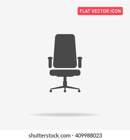 Office chair icon. Vector concept illustration for design.