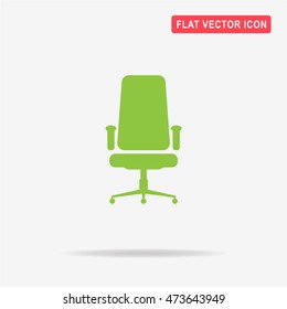 Office chair icon. Vector concept illustration for design.