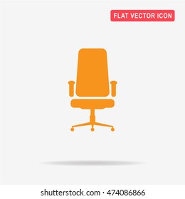 Office chair icon. Vector concept illustration for design.