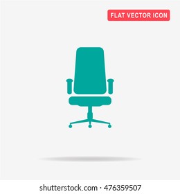 Office chair icon. Vector concept illustration for design.