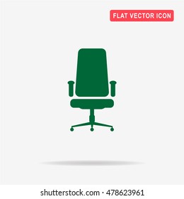 Office chair icon. Vector concept illustration for design.