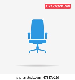 Office chair icon. Vector concept illustration for design.