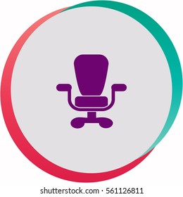 Office chair  icon. Vector design.