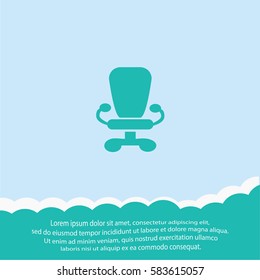 Office chair  icon. Vector design.