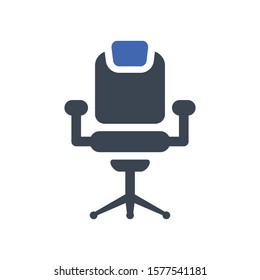 Office Chair Icon, Vector graphics