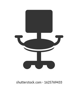 Office chair icon. vector graphics