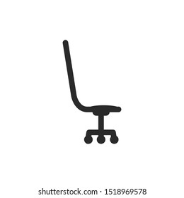 Office Chair Icon Vector Illustration.