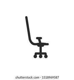 Office Chair Icon Vector Illustration.