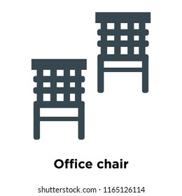 Office chair icon vector isolated on white background, Office chair transparent sign , colorful equipment symbols