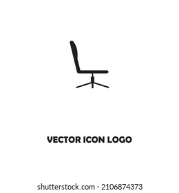 logotipo vectorial de icono de Office Chair